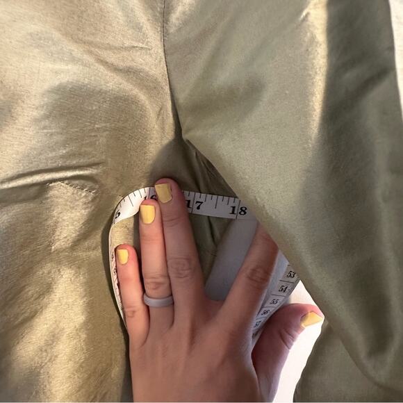 Vintage Sutton Studio Green Raw Silk 4 - Picture 7 of 12